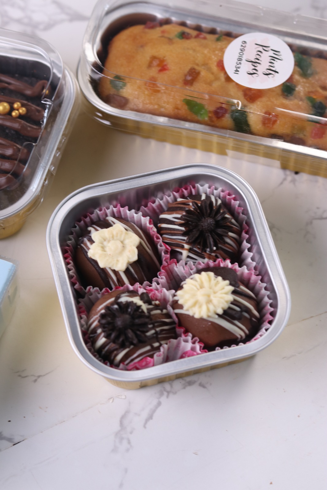 Chocolate brownie truffles